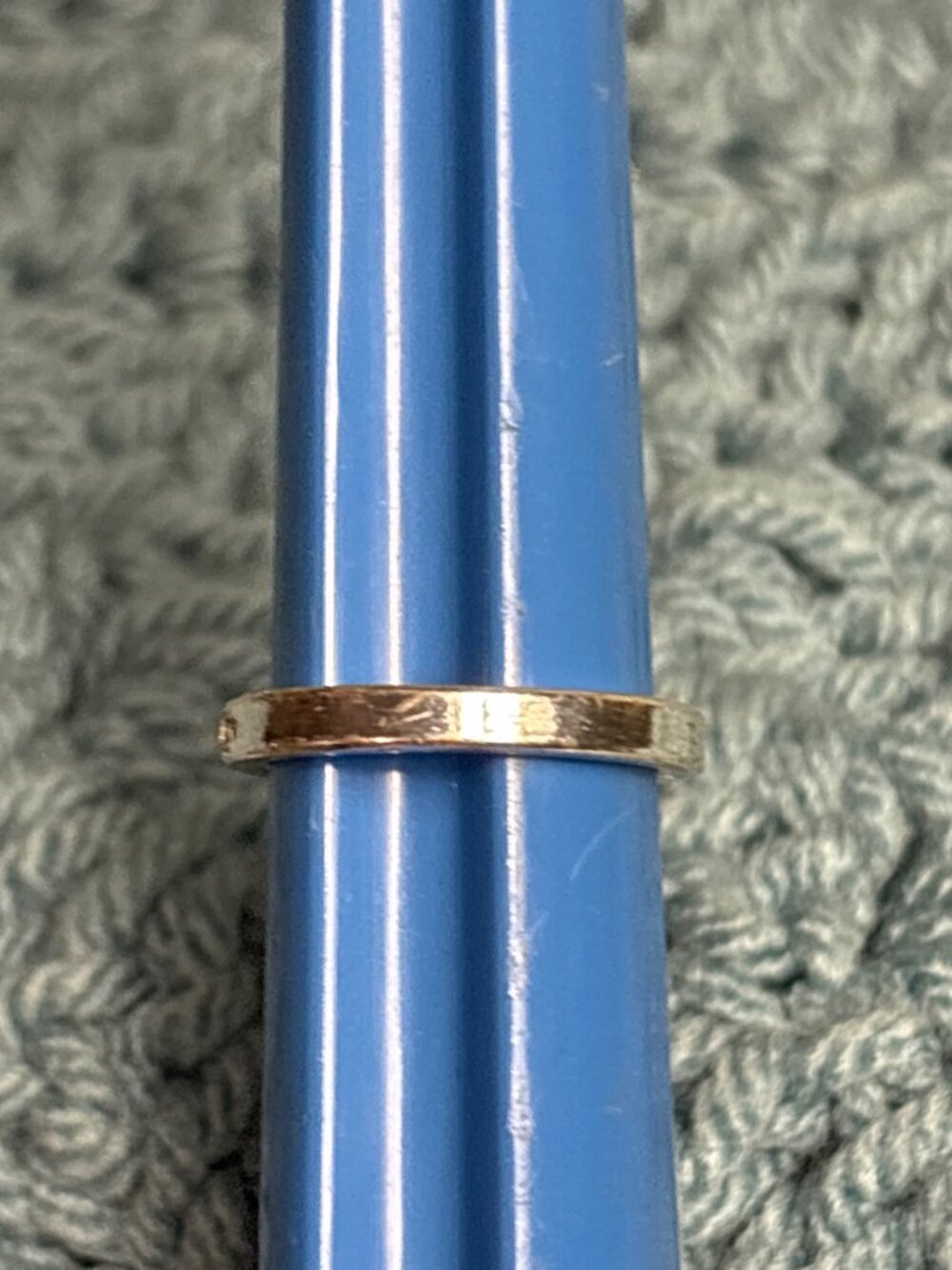 Silvertone Clear Rhinestone Ring Size 6.75 - Picture 2 of 3